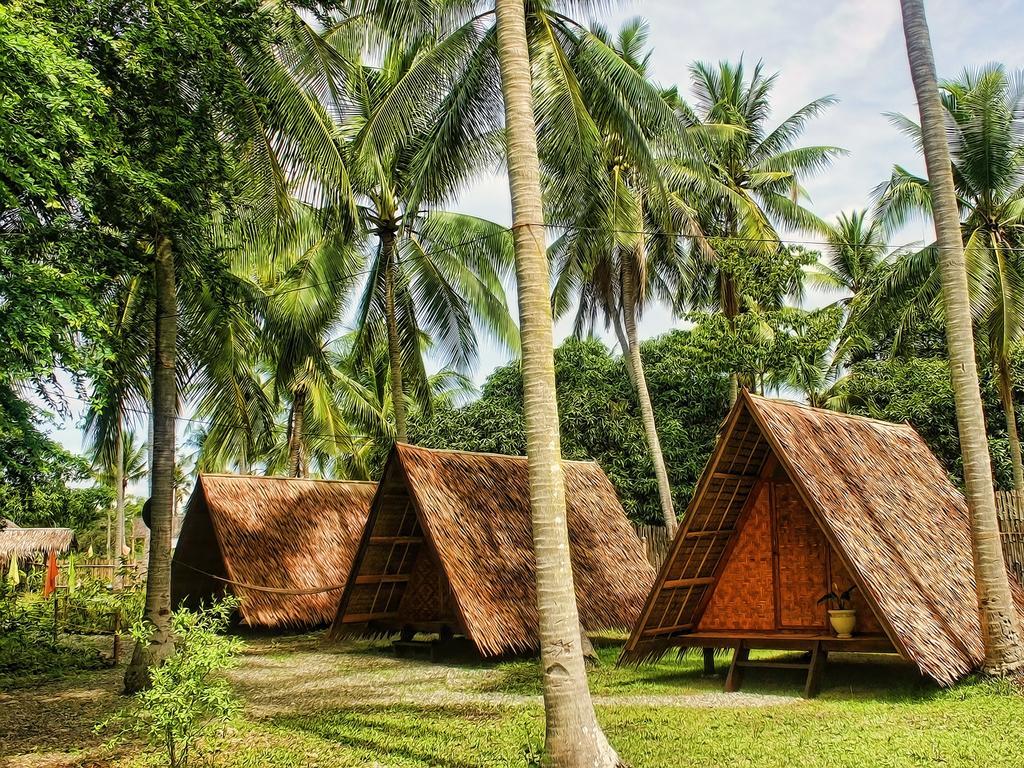 Archery-Asia Nipa Huts Moalboal Exterior foto